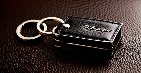 Porte-clés pour homme : élégance en cuir alliant style et praticité